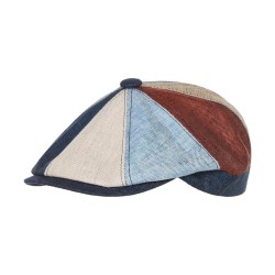 Brooklyn Newsboy Cap Pinwheel Patchwork