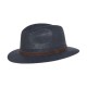 Ιντυ Roll-Up Travel Hat Blue