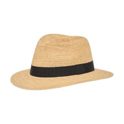 Ιντυ Raffia Rollable Natural Black R