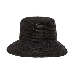 Bucket Cecelia Raffia Black
