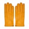 Δερμάτινα Γάντια Uomo Formal Κίτρινο Silk