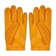 Δερμάτινα Γάντια Uomo Driver Κίτρινο