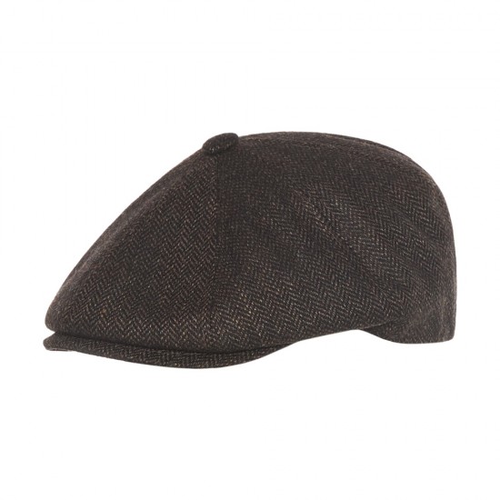 Brooklyn Newsboy Cap Heritage Ψαροκόκκαλο Καφέ