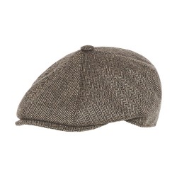 Brooklyn Newsboy Cap Heritage Ψαροκόκκαλο Μπεζ