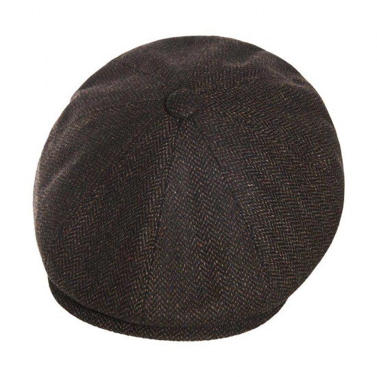 Brooklyn Newsboy Cap Heritage Ψαροκόκκαλο Καφέ