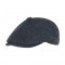 Brooklyn Newsboy Cap Fascetta Harris Tweed  Plain Overcheck Μπλε