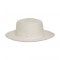 Boater Hat Feltro Λευκό