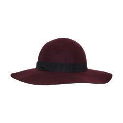 Boho Floppy Hat Bordeaux