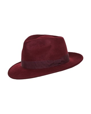 Fedora Hat Μπορντό