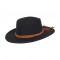 Fedora Traveller Gambler Hat Μαύρο