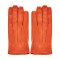 Δερμάτινα Γάντια Uomo Formal Arancio Silk