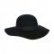 Boho Floppy Hat Μαύρο