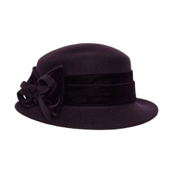 Elegant Wool Hat Δαμασκηνί