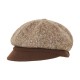 Woman's Newsboy Cap Woolen Cotton Brown