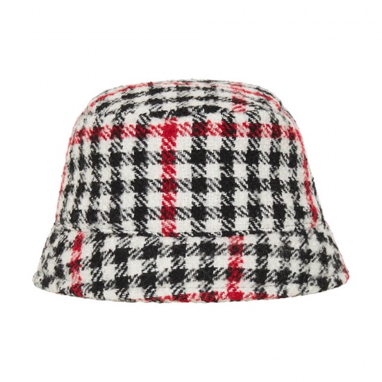 Καπέλο Bucket Pied de Poule Ασπρόμαυρο