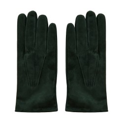 Δερμάτινα Γάντια Σουέτ Uomo Formal Πράσινο Lana 