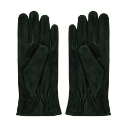 Δερμάτινα Γάντια Σουέτ Uomo Formal Πράσινο Lana 