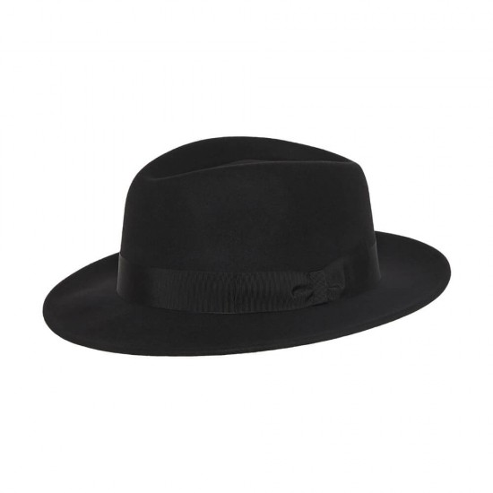 Fedora Hat Cashmere Henry Μαύρο 