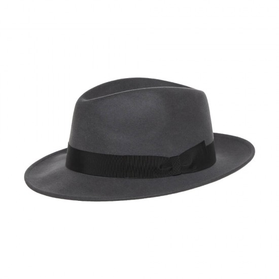 Fedora Hat Cashmere Henry Grey