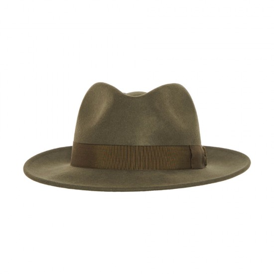 Fedora Hat Cashmere Henry Olive