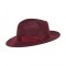 Fedora Hat Cashmere Henry Μπορντό