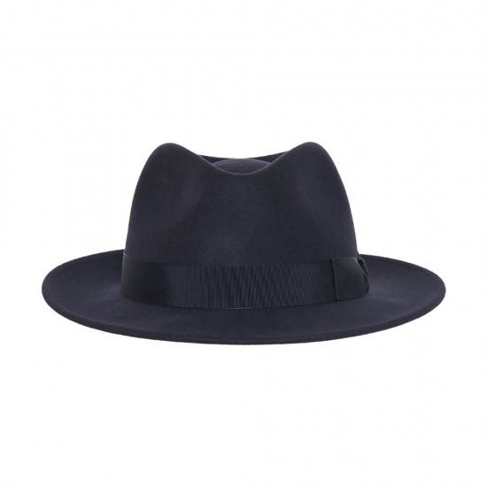Fedora Hat Cashmere Henry Μπλε