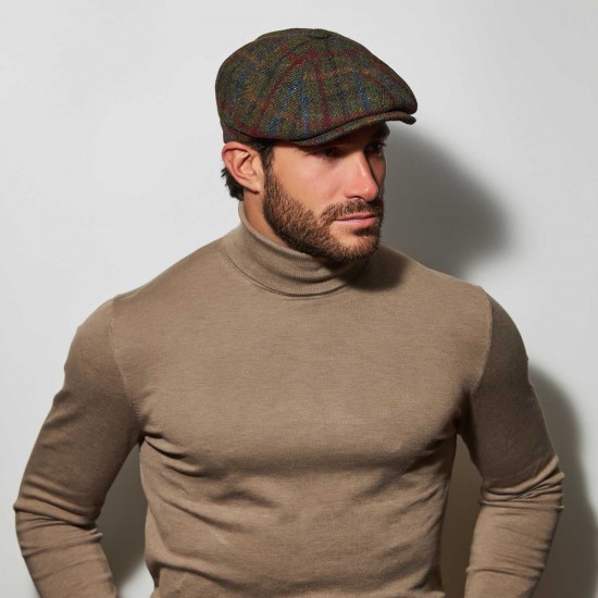 Brooklyn Newsboy Cap Fascetta Harris Tweed Longston