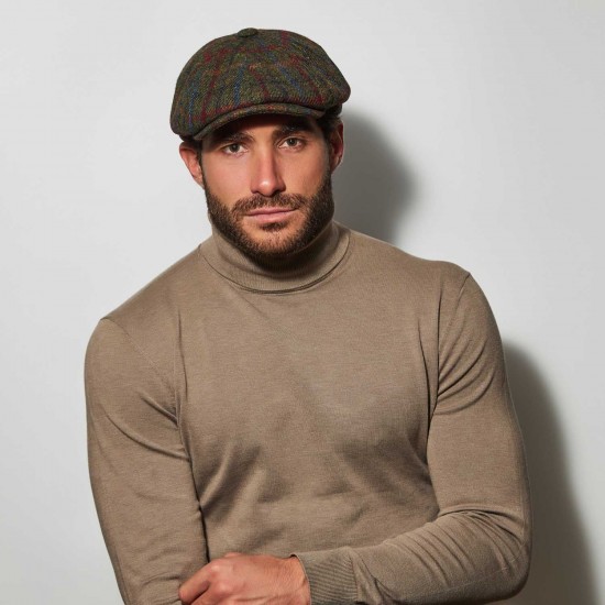 Brooklyn Newsboy Cap Fascetta Harris Tweed Longston
