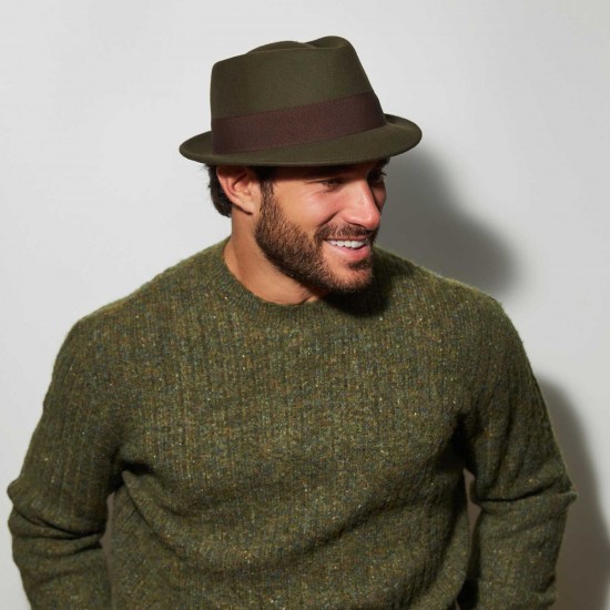 Wool Pork Pie Diamond Λαδί