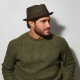 Wool Pork Pie Diamond Λαδί