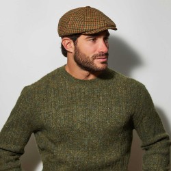 Baker Boy Fascetta Houndstooth Κάμελ