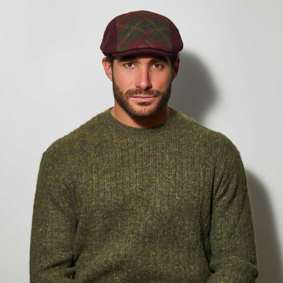 Amalfi Cap Highland Patchwork Μπορντό