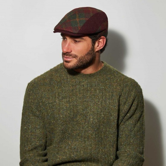 Amalfi Cap Highland Patchwork Μπορντό