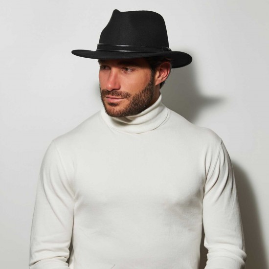 Fedora Hat Jax Black