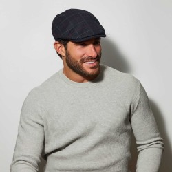 Ivy Cap Checked Navy