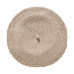 Children's Wool Beret Elosegui Beige