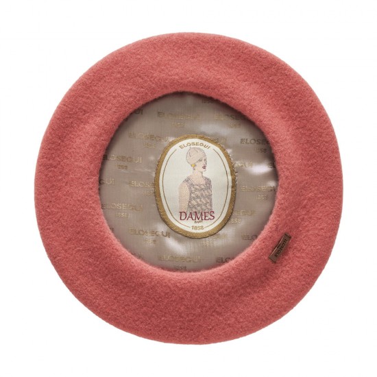 Children's Wool Beret Elosegui Salmon