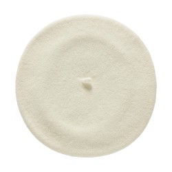 Children's Wool Beret Elosegui White