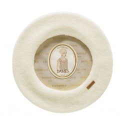 Children's Wool Beret Elosegui White