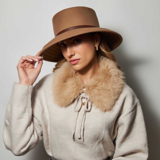 Γυναικείο Καπέλο Rivelle Καμηλό