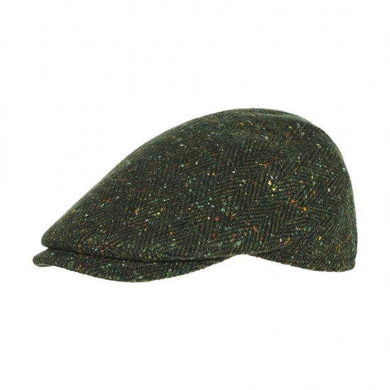 Ivy Cap Herringbone Tweed Green Ivy Cap Herringbone Tweed Green