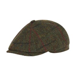 Baker Boy Fascetta HARRIS TWEED Moss Green Check