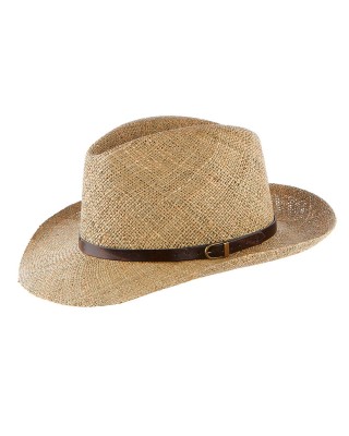 Fedora Seagrass Leather