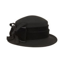 Elegant Wool Hat Μαύρο 