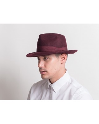 Fedora Hat Μπορντό