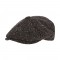 Brooklyn Newsboy Cap Brown Herringbone Tweed