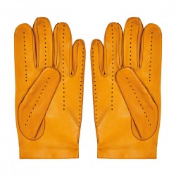 Δερμάτινα Γάντια Lady Driver Κίτρινα