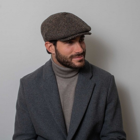 Brooklyn Newsboy  Cap Dot Καμηλό