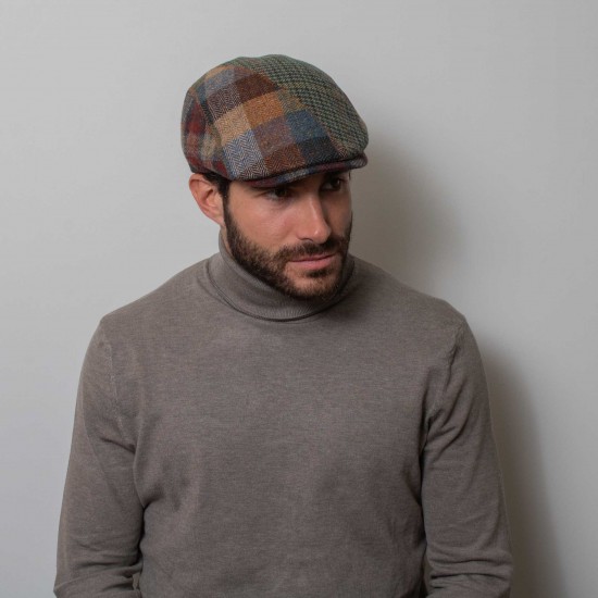 Amalfi Cap Patchwork Zig Zag Wool