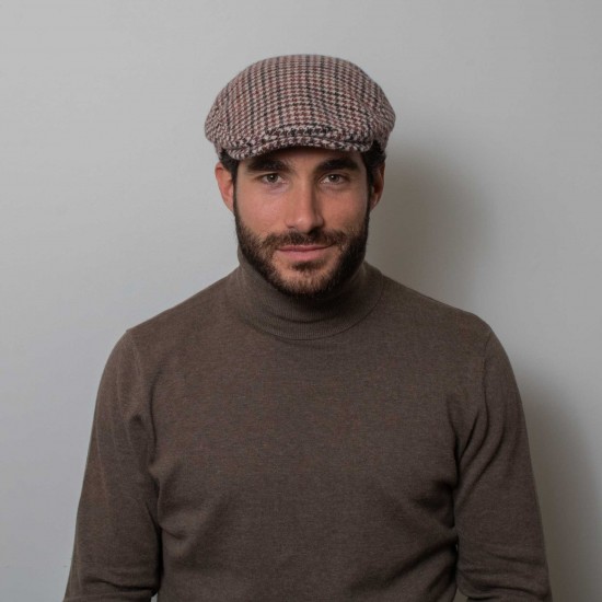 Sport Flat Cap Shepherd's Check Beige